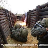 На Кобринском укрепрайоне прошли занятия по боевой подготовке 