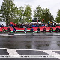 Военнослужащие командования ВВС и войск ПВО организовали велопробег, посвященный Дню Победы
