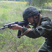 Занятия по тактической подготовке с курсантами Военной академии Республики Беларусь