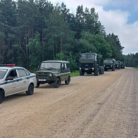Военнослужащие из числа нового пополнения совершили 50-километровый марш