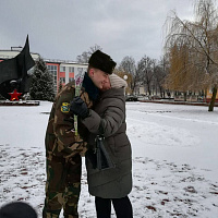 Цветы и искренние поздравления 