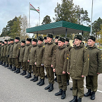 Ритуал чествования военнослужащих состоялся в 7-м инженерном полку