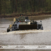 Занятие по преодолению водной преграды с военнослужащими артиллерийских подразделений ЗОК