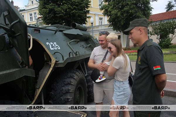 В Гродно продолжается празднование Дня освобождения города от немецко-фашистских захватчиков