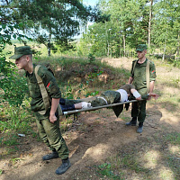 Тактико-специальное занятие «Помощь – 2024» с курсантами военно-медицинского института