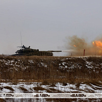 Занятие по огневой подготовке с военнослужащими танкового батальона 120 омбр