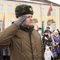 Торжественные мероприятия по случаю освобождения города Рогачёва от немецко-фашистских захватчиков