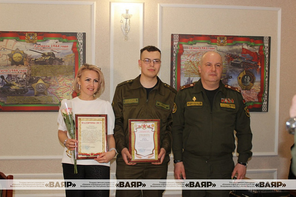 Чествование военнослужащих в Гродненском гарнизоне