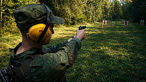 Соревнования по стрельбе из штатного вооружения в 74 опс