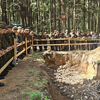 Военнослужащие 120 омбр посетили урочище Уручье