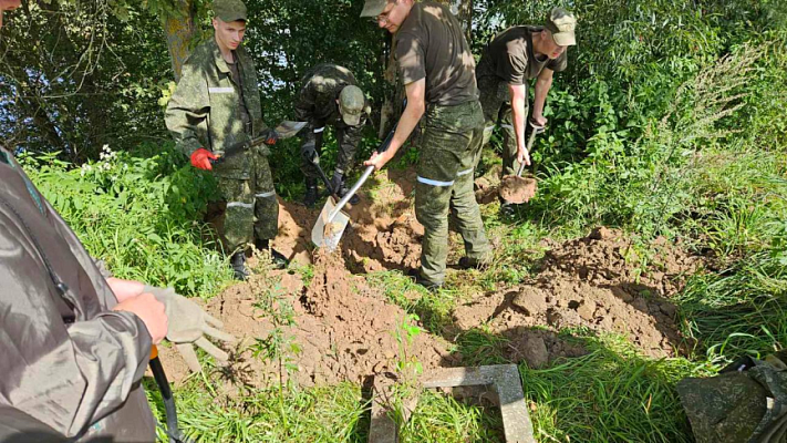 Поисковики обнаружили захоронение времен Великой Отечественной войны