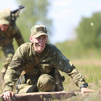 На полигоне Лепельский проходит состязание на лучшую разведгруппу Вооружённых Сил 