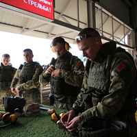 Сборная военных комендатур провела тренировку к конкурсу «Страж порядка» 