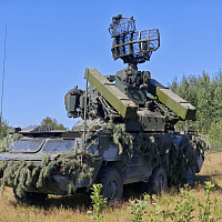 Тактические учения с боевой стрельбой с подразделениями зенитного ракетного полка СЗОК