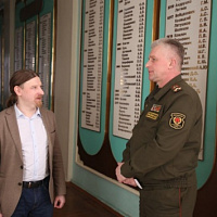 Алексей Дзермант посетил Минское суворовское военное училище