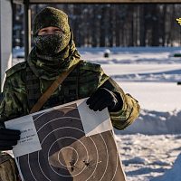 Занятия по огневой подготовке с курсантами Военной академии