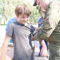 Продолжает работу военно-патриотический лагерь «Прибужье»