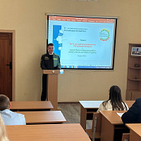 Курсанты военно-медицинского института в БГМУ провели профориентационные встречи