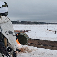 Гвардейцы 19 омбр отрабатывают задачи в рамках боевой подготовки 
