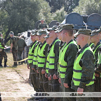  В 72 ОУЦ прошло занятие по преодолению водной преграды на технике