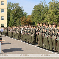 Военную присягу приняли