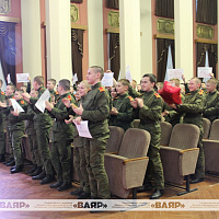 Суворовцы Минского СВУ встречают Новый год