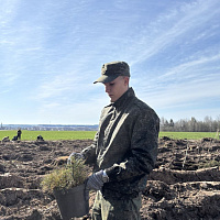 Военнослужащие 62 ЦУС приняли участие в акции «Лес! Добро! Порядок»