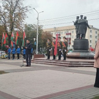 Юных гомельчан приняли в пионеры