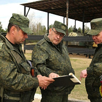 Контрольные стрельбы из вооружения БМП-2