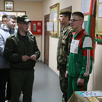 Сегодня в 86-й  бригаде связи прошел День призывника