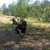 Продолжая осваивать азы военного дела