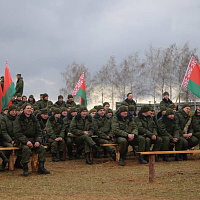 На Лепельском полигоне состоялся концерт для участников проверки боевой готовности 