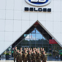 Гвардейцы посетили завод по производству «Geely»