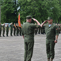 В воинских частях и соединениях прошли торжественные митинги, посвящённые началу нового учебного полугодия