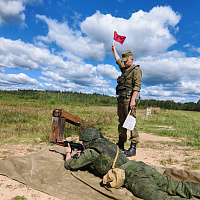 Занятия по огневой подготовке с военнослужащими 65 автбр