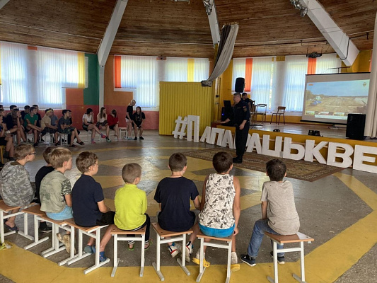 В рамках военно-патриотического воспитания