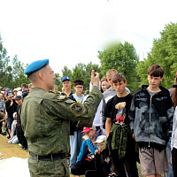 Продолжает работу военно-патриотический лагерь «Разведчик»