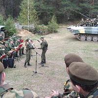 Чествовали увольняемых в запас