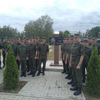 Сборы с выпускниками-артиллеристами