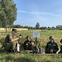 Занятие по тактико-специальной подготовке со связистами