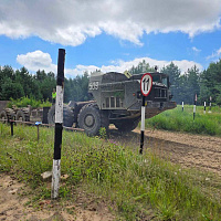 Курсантов экзаменует полигон