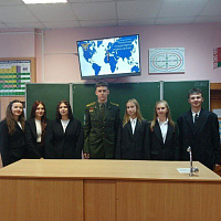 Курсанты военного факультета в БГАА проводят профориентационные мероприятия