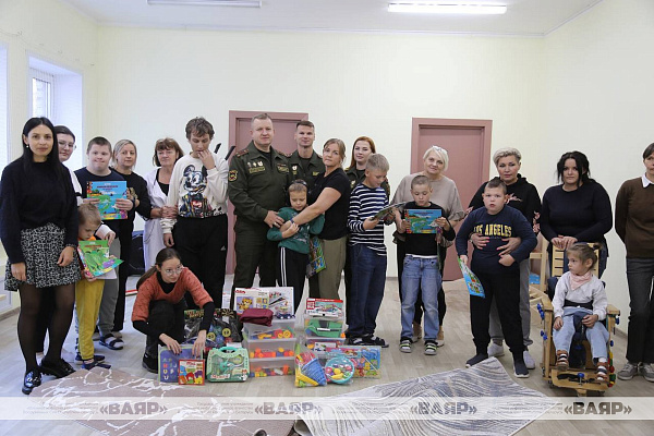  Военные связисты посетили центр коррекционно-развивающего обучения и реабилитации Минского района