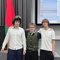 Военнослужащие 361 боо (ЦОВУ) провели профориентационное мероприятие в гимназии Минска