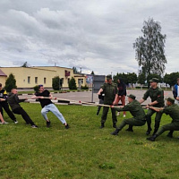 В рамках военно-патриотического воспитания