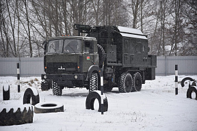 Занятие по вождению боевых и специальных машин в 48 об РЭБ