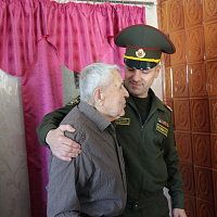 Поздравили ветеранов Случчины