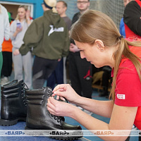 Военизированная эстафета профсоюзной организации Вооружённых Сил Беларуси профессионального союза работников государственных и иных учреждений