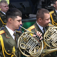 В Советском районе города Минска также активно празднуется День Победы