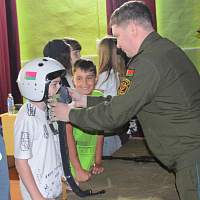 Военнослужащие 116 шаб посетили оздоровительный лагерь 